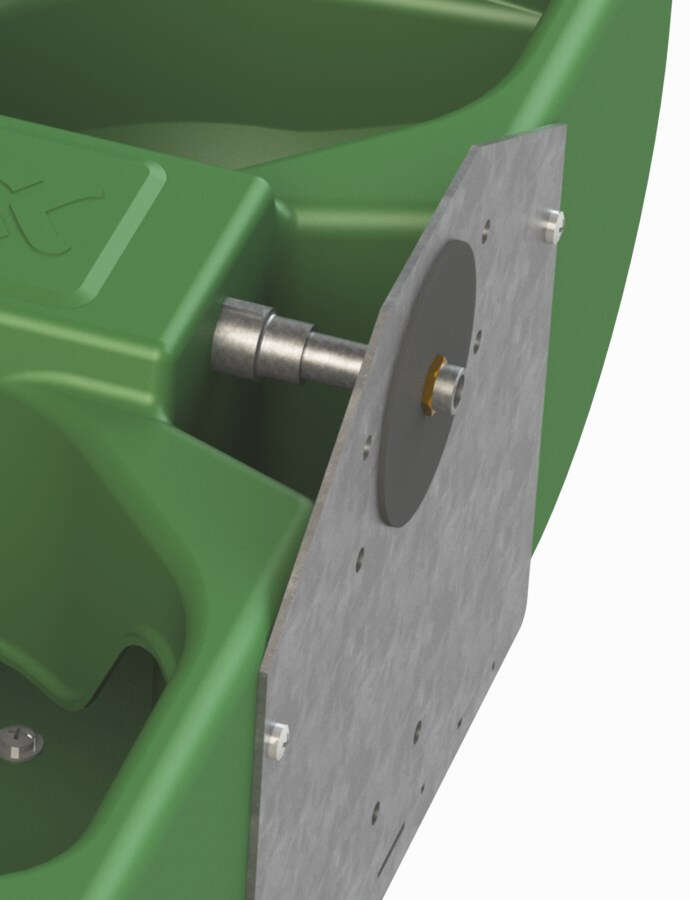 KERBL Doppel-Schwimmertränke S60 für Weidefassanbau